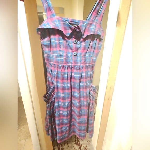 Marc by Marc Jacobs Plaid Dress Size 4 - Picture 4 of 6